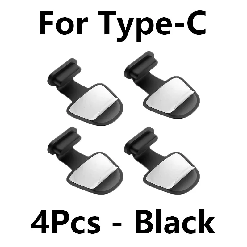 4pcs-For TypeC-Black