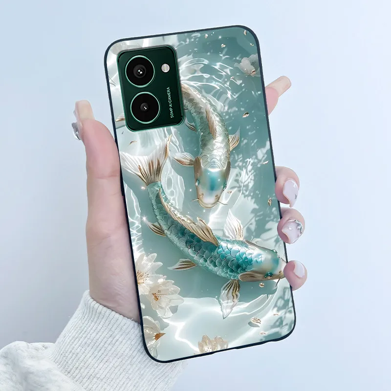 Nokia HMD Pulse Pro Pulse+ Plus 용 소프트 TPU 케이스 럭셔리 귀여운 사랑 토끼 재미 있은 검정색 실리콘 보호용 뒷면 커버 전화 케이스