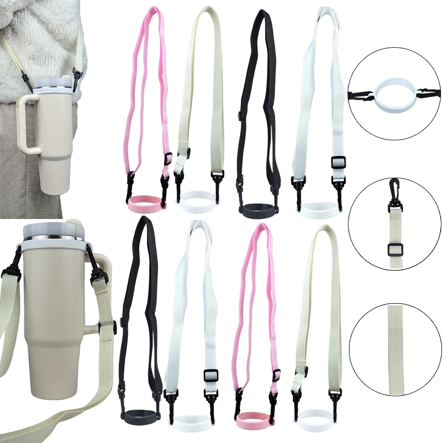 High-Quality Adjustable Polyester Water Bottle Shoulder Strap - Durable and Ideal