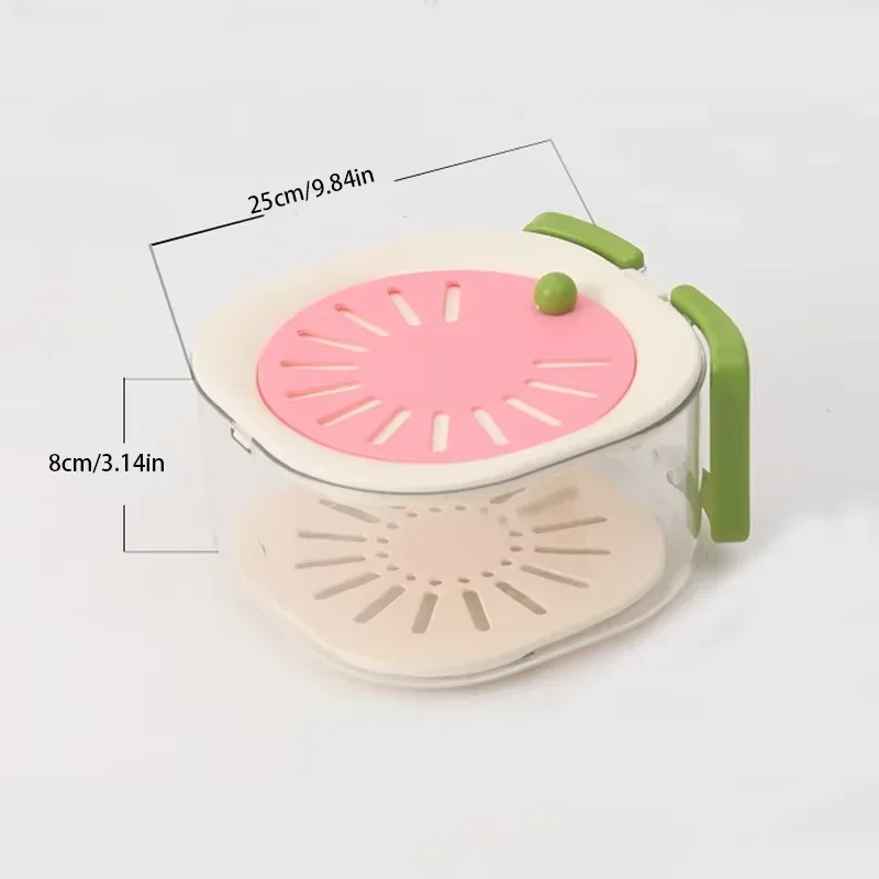 Kitchen Drain Gadgets Multi-function Reusable Household Vegetable lettuce Salad washer dry Dehydrator Hand cranked Fruit Spinner