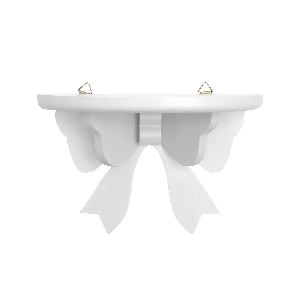 

Nordic Style Wooden Semicircle Shelf Kids Room cute Bow shape Wall Rack Wall-mounted Cosmetic Storage Holder multiuse home decor
