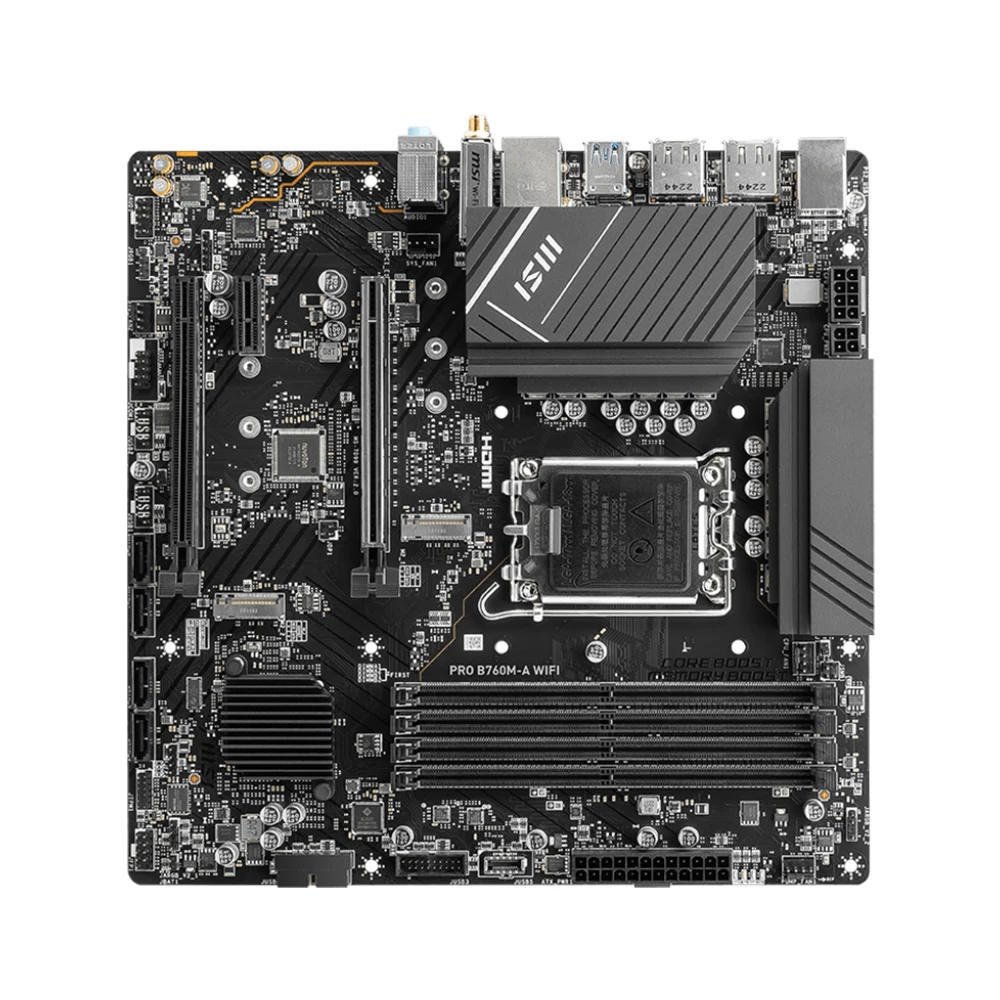 MSI PRO B760M-A WIFI マザーボード Intel B760 LGA1700 i9
