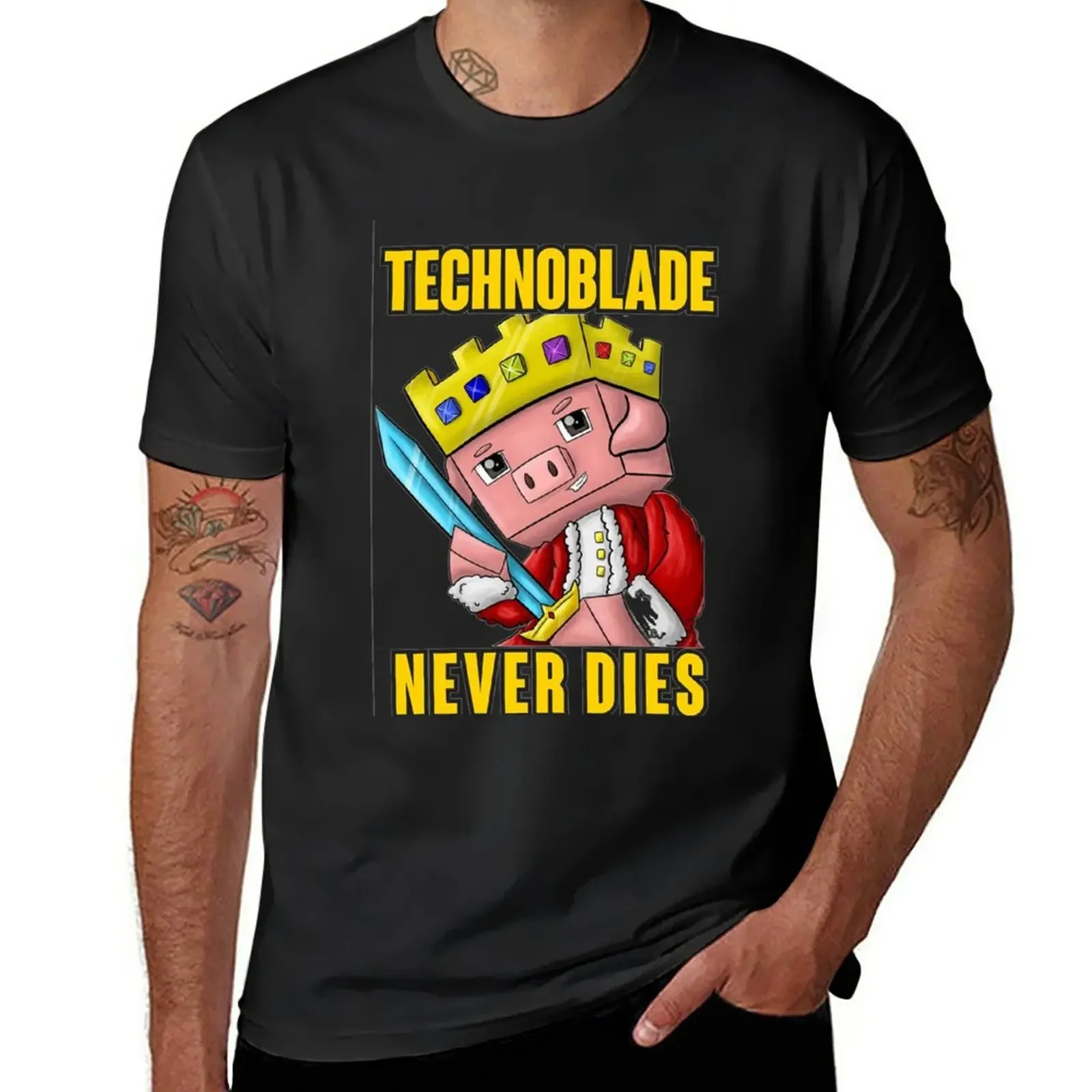 

Technoblade Never Dies 2022 T-Shirt graphics blanks oversizeds quick drying mens white t shirts