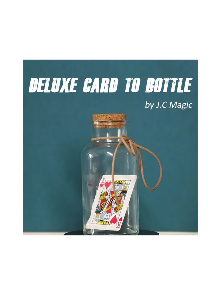 

Карта «Делюкс» to Bottle от J.C Волшебная выбранная карточка появляются в бутылке магия магический съемка иллюзии Gimmicks Mentalism Props