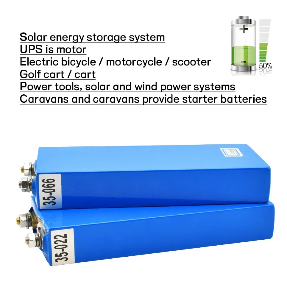 

3.2V 25Ah LiFePO4 Battery Cell 25000mAh Lithium Iron Phosphate Deep Cycles for Diy 12V 24V 36V 48V Solar Energy UPS Power