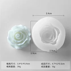 3D Flower Silicone Mold for DIY Crafts and Baking Creations (L)