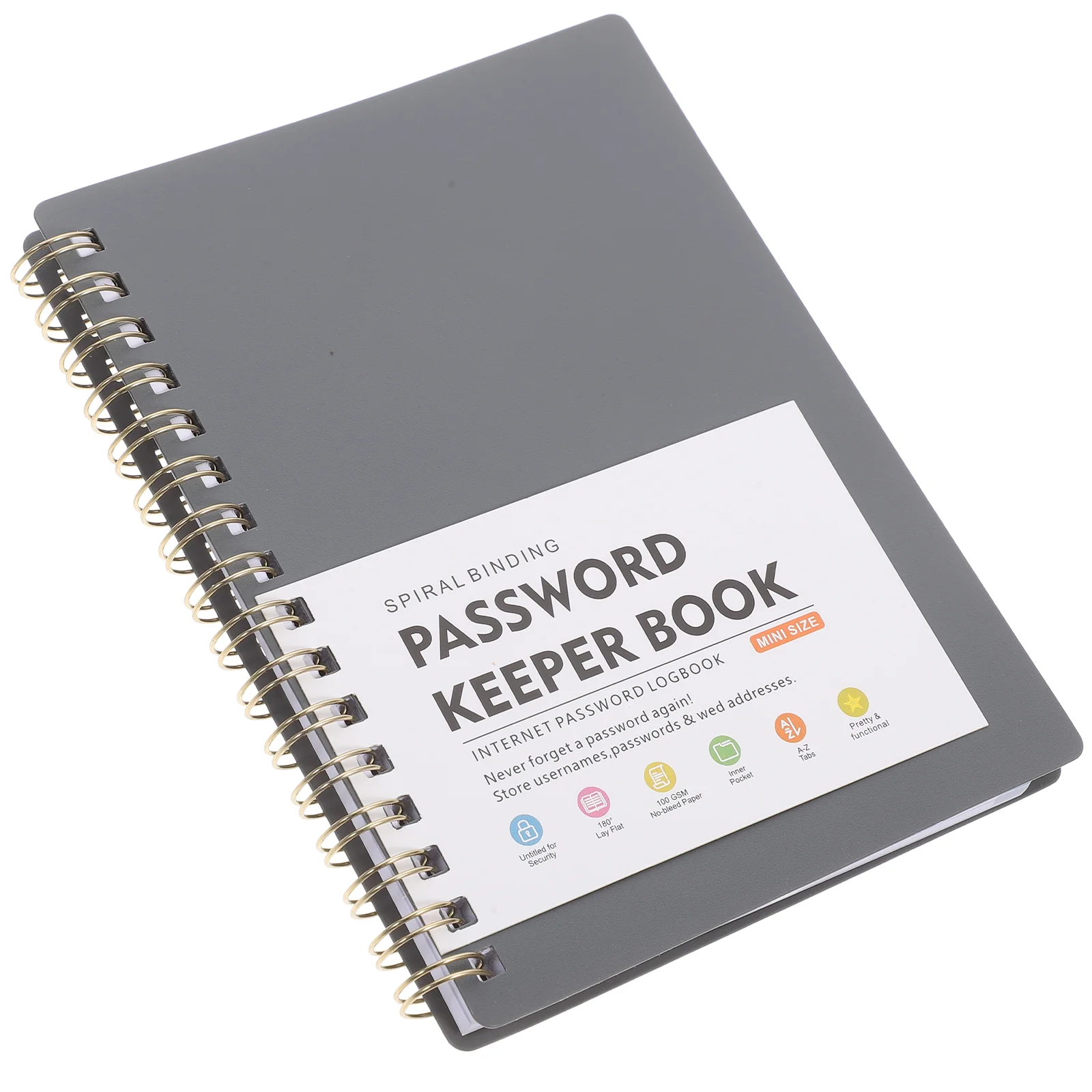 Portable Password Book Small Internet Address Notebook Websites Binder Colorful Alphabetical Tabs Management Practical Notepad
