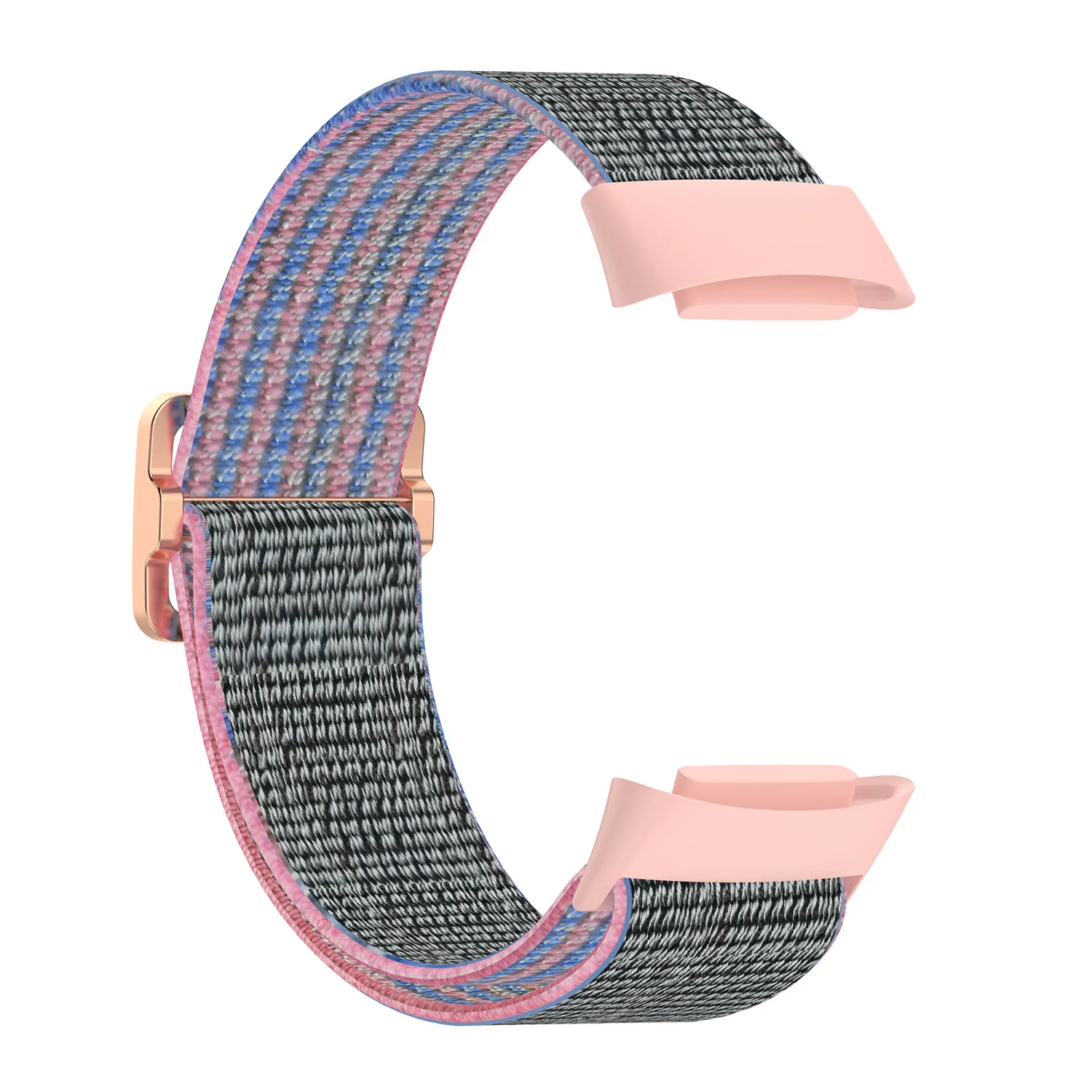 Nylon Strap For Fitbit Charge 5 Elastic Braide Bracelet Loop and Two color Silicone band For Fitbit Charge 5 pulsera Bracelet 