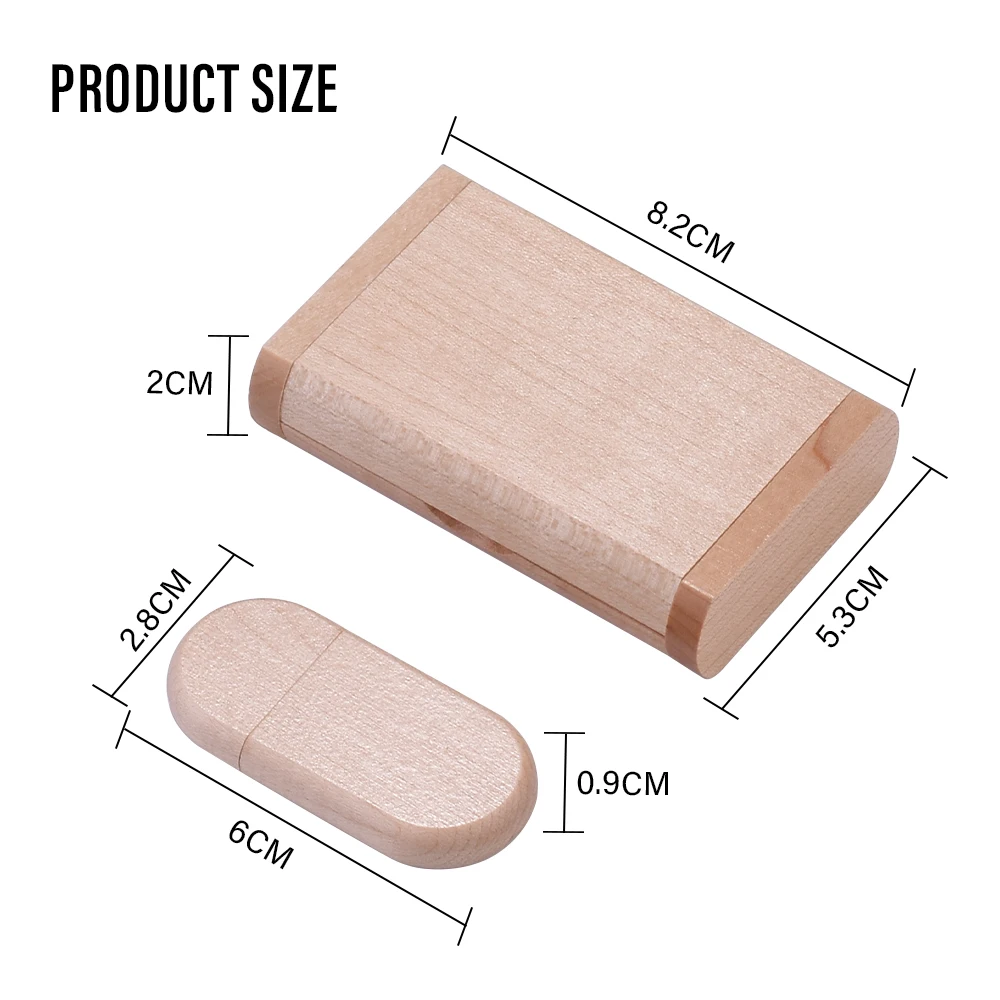JASTER 나무 USB 2.0 플래시 드라이브 128GB 대용량 메모리 스틱 64GB 고속 펜 드라이브 32GB 펜드라이브 16GB 노트북용