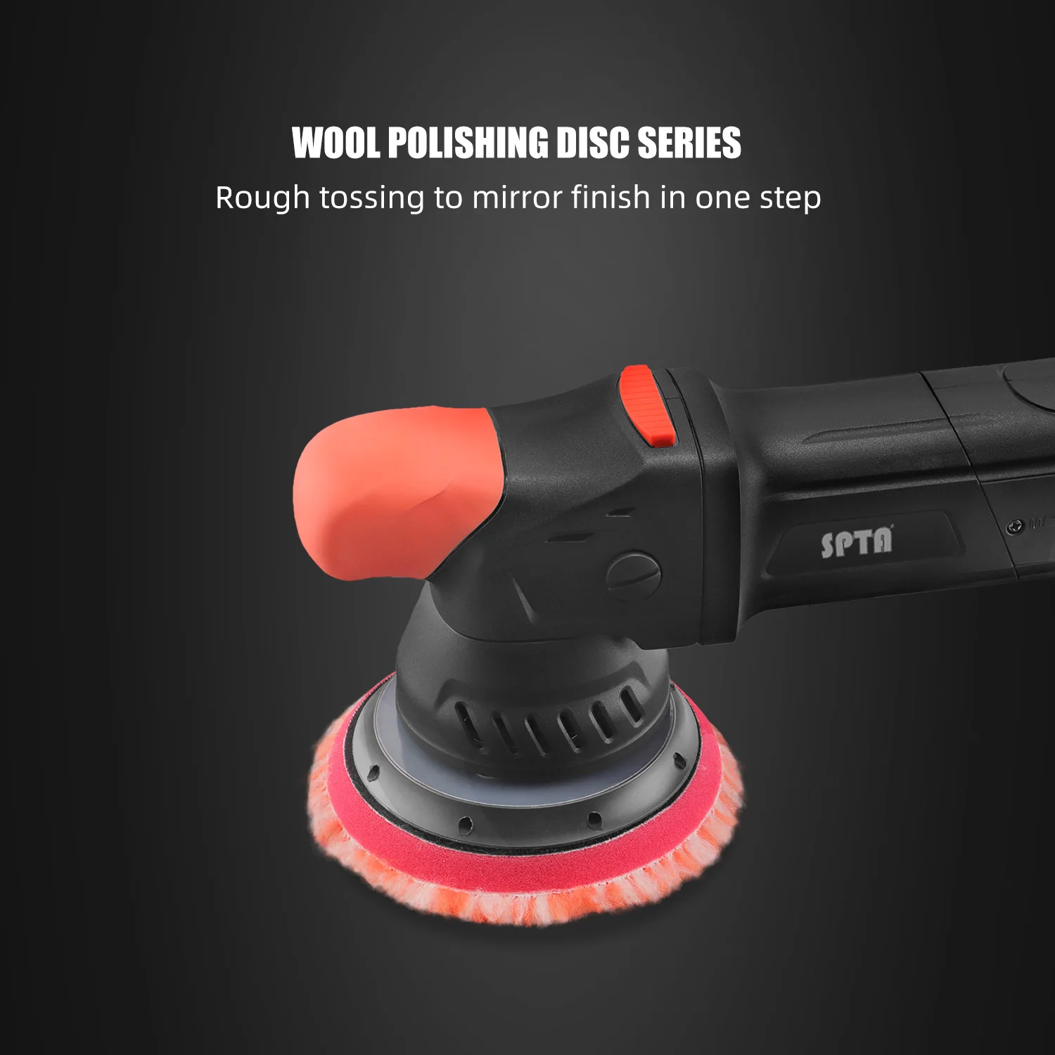 SPTA V2.0 Heavy Cutting Wool Polishing Pad 3"(76mm)/5"(125mm)/6"(150mm) for Car Polishing