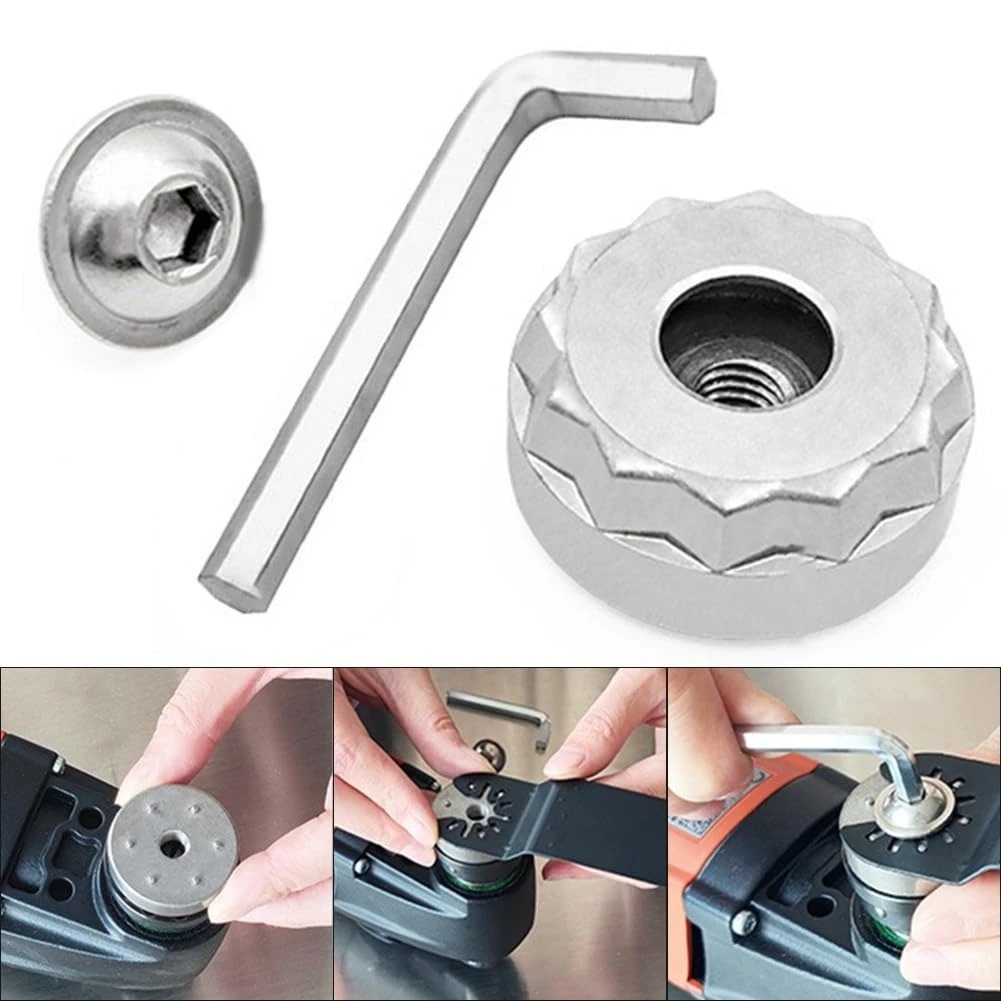 3 Pieces Starlock adapter tool Star Lock System Power Tools Oscillating Saw Blade Adapter ZJY