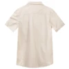2024 Summer New Fashion Men Short Sleeve Solid Color Safari Shirt Casual Cargo Work 100% Cotton Pocket Shirts Male Plain Tops 3