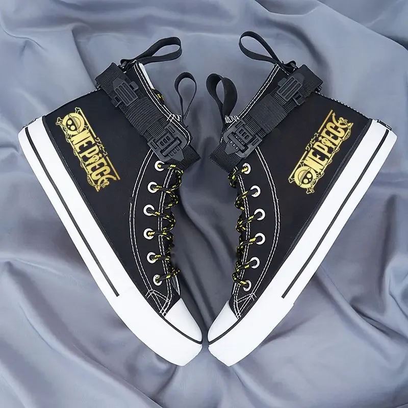 

2024 New animated One Piece Luffy student board shoes casual sneakers breathable non-slip shoes gift
