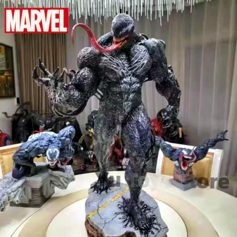 

New 50cm Marvel Venom Figure 1/3 Customized Model Dolls Large Size Figure Decorative Collectible Adult Children Christmas Gift