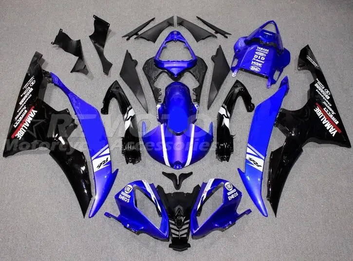 

New ABS Fairings Kit Fit For YAMAHA YZF- R6 2008 2009 2010 2011 2012 2013 2014 2015 2016 08 09 10 11 12 13 14 15 16 Black Blue