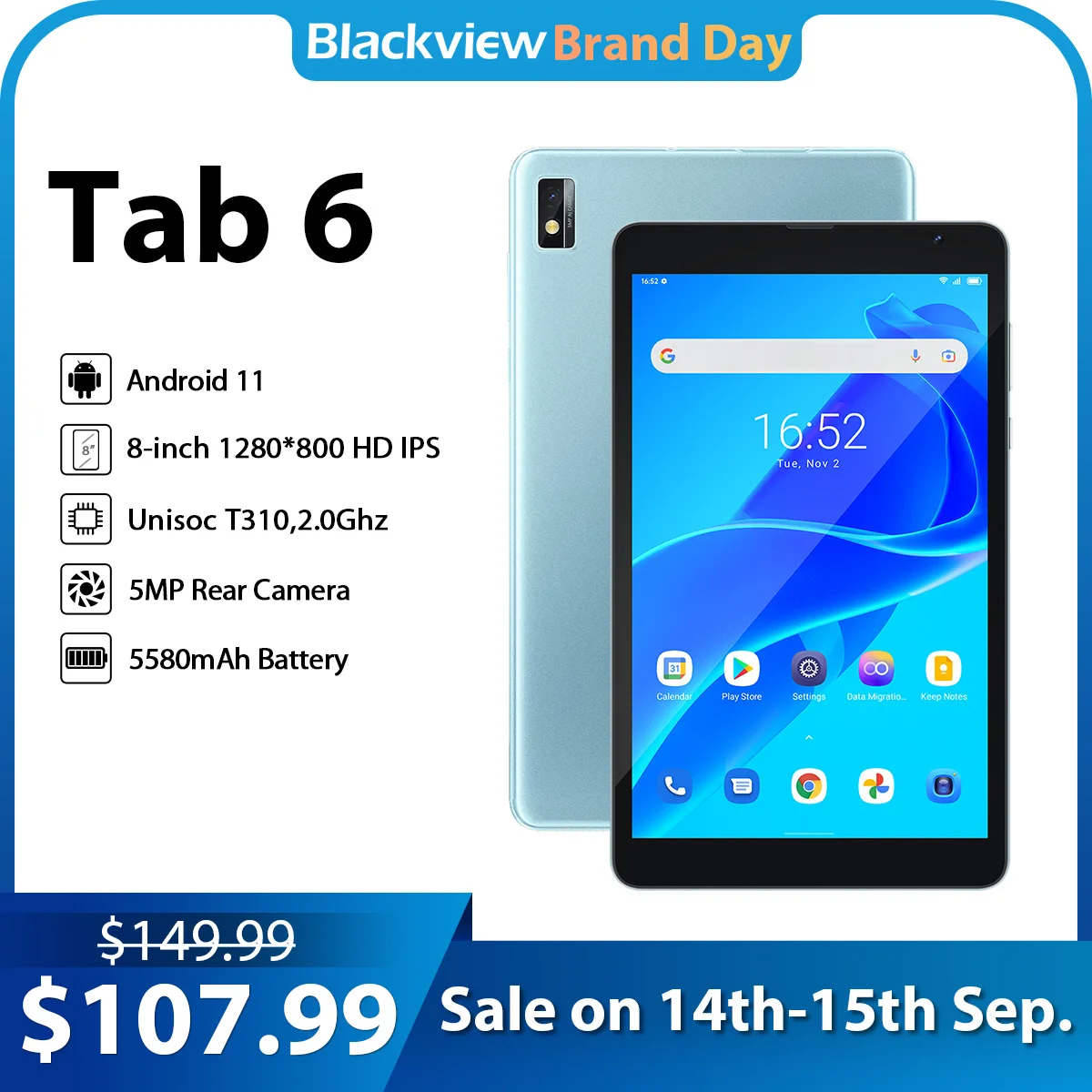 Blackview Tab6 タブレット 8インチ - 通販 - toptelha.net.br