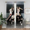 Anti-mosquito Curtains for Living Room Curtain Stray Kids Partition Home Interior Curtains 2 Pieces Shades Halloween Decoration 3