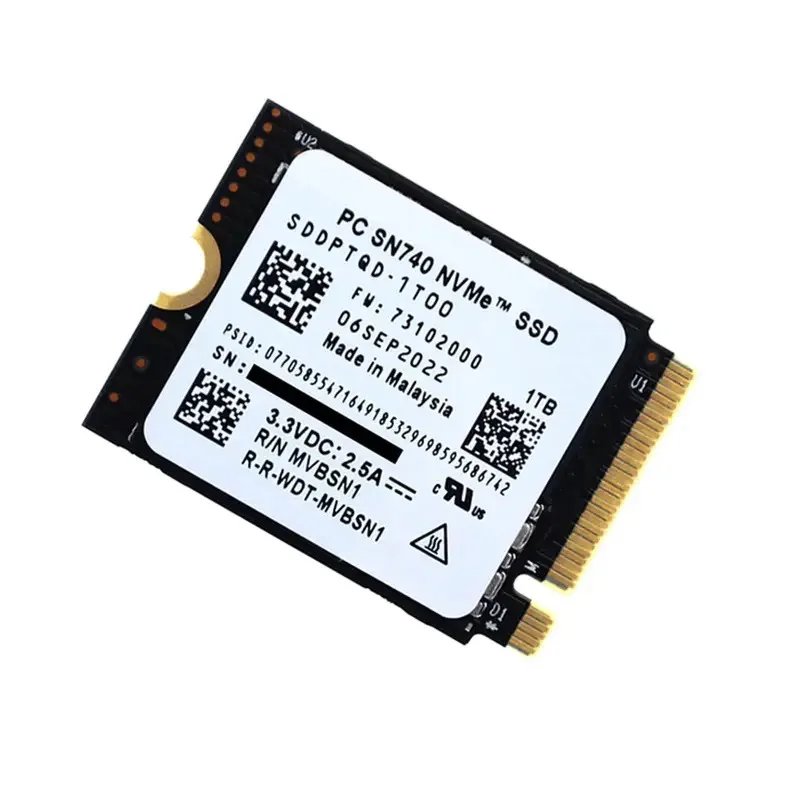 オリジナルSN740 1TB 512GB 256MB.2 2230 ソリッドステートドライブ