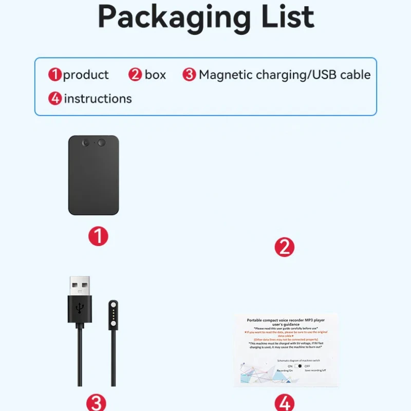 Intelligent AI ChatGPT-4 App Phone Call Voice Recorder 8-128GB Transcribe Summarize Sound Device Audio Dictaphone