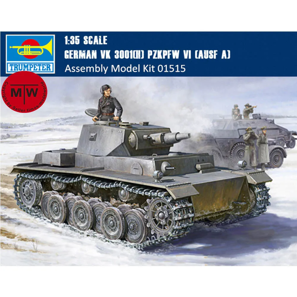 

Trumpeter 01515 масштаб 1/35 немецкий VK 3001(H) PzKpfw VI (Ausf A) набор пластиковых моделей в стиле милитари