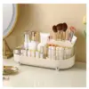 Cosmetic Desktop Storage Box Makeup Organizer 360 Degree Rotating Perfume Organizer Large Capacity Makeup Brush Holder 2