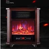 2000W Air Heater Household Fireplace, Air Heater, Electric Heater, Electric Fireplace, Solid Wood 5