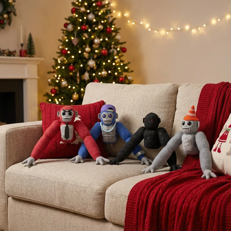 Scary Baboon Plush Soft Doll Toys Anime Peripherals Collection Room Decoration Toy Kid Easter Gifts New 5 Style