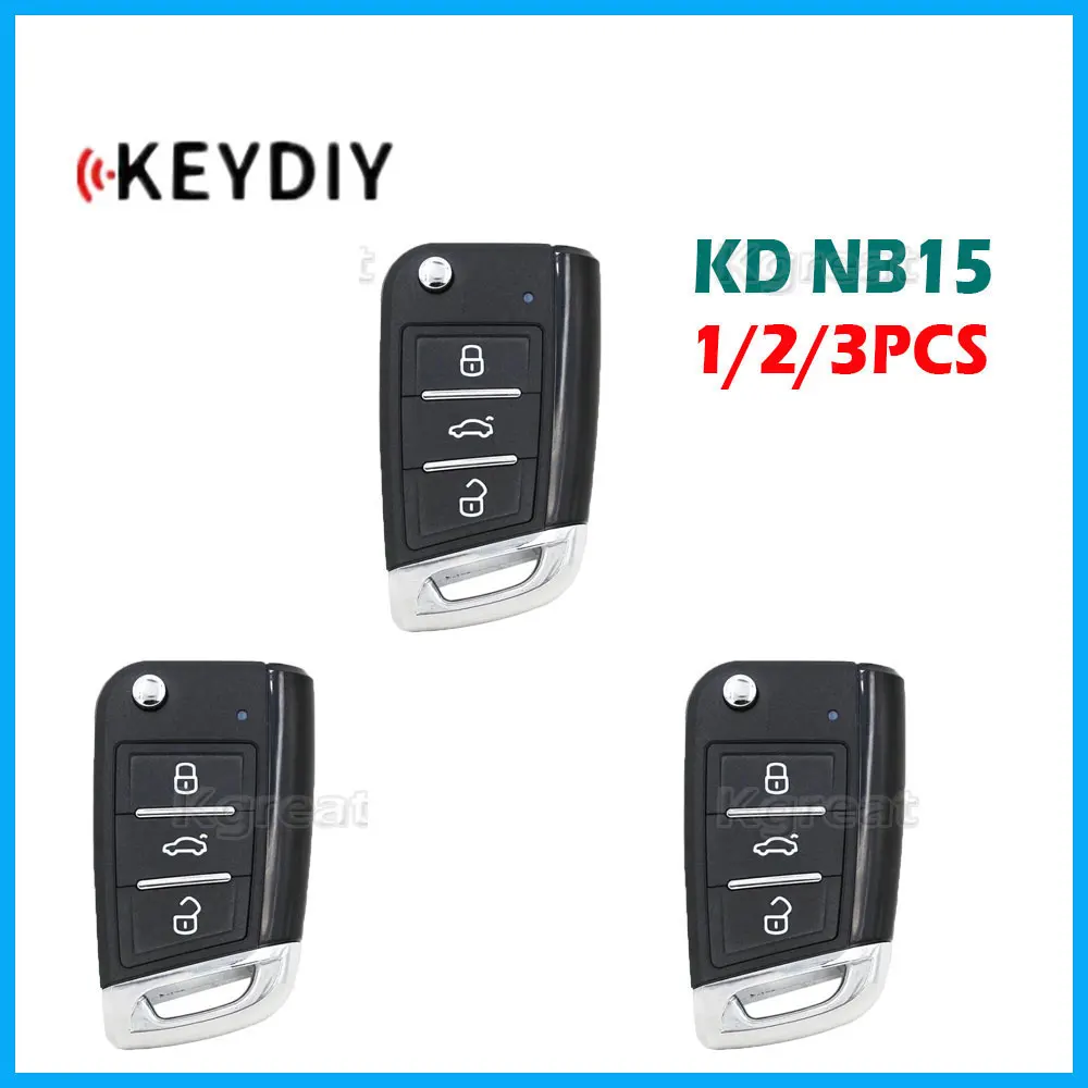 

1/2/3 шт. KEYDIY KD NB15 Многофункциональный дистанционный ключ с 3 кнопками KD NB Series KD дистанционный Автомобильный ключ для KD900 KD900 + URG200