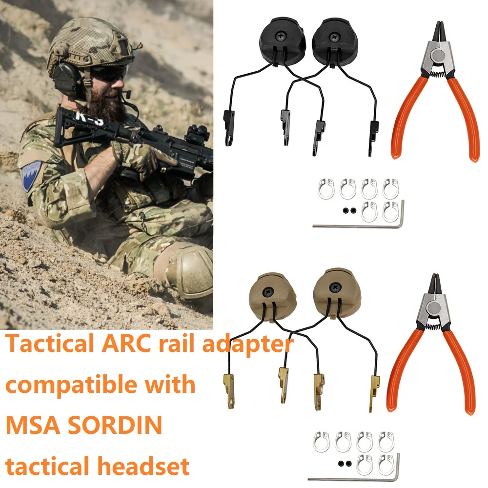 

Тактическая гарнитура ARC OPS-CORE Rail Adapter для MSA SORDIN Hunt Shooting, наушники с активной защитой слуха, Электронные Наушники