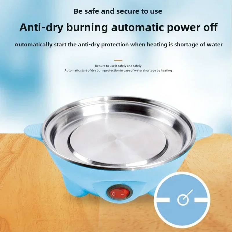 Egg Cooker Automatic Power Off Home 7 Eggs Multi-Functional Steamed Egg Custard Boiled Egg Steamer Machine Breakfast 3
