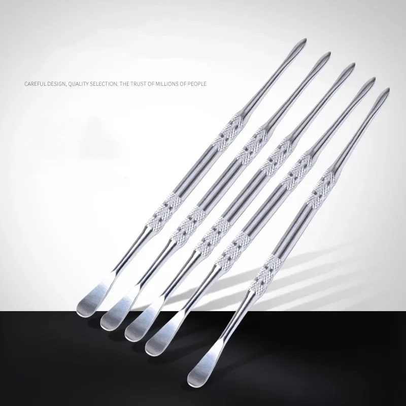 Wax Carving Tools Set , Rainbow/Sliver Stainless Steel Tools Double-Headed With 26ML Silicone Multi-purpose Storage Boxes