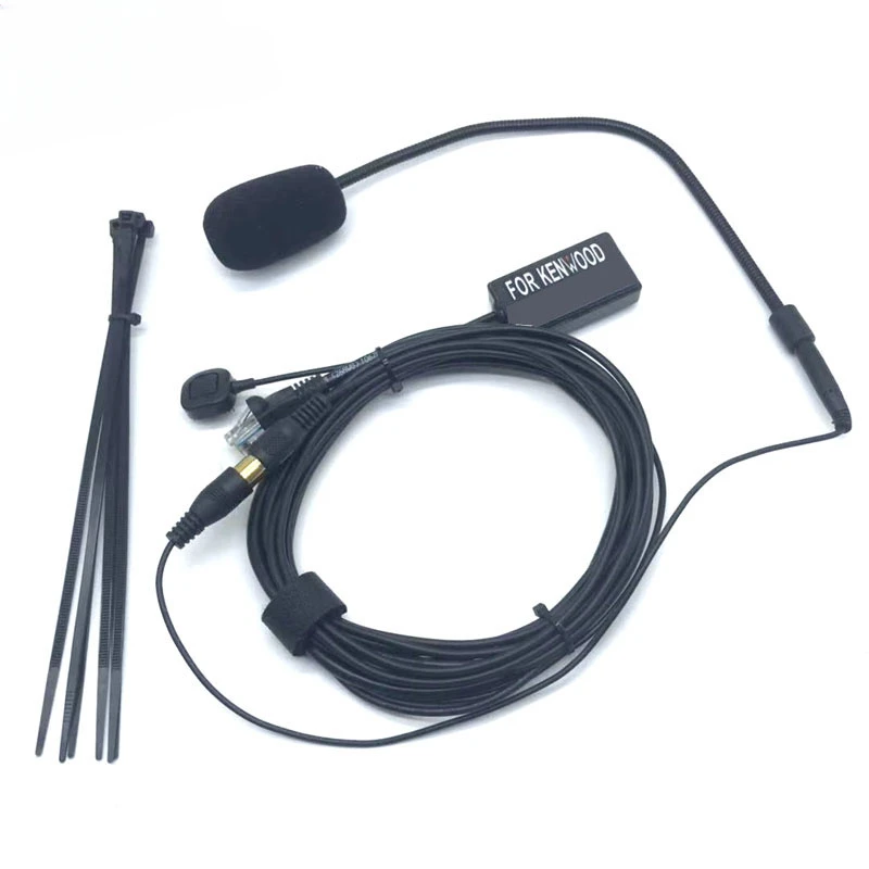 Set Hands-free Finger PTT Mic Microphone Speaker for Kenwood TM-271A TM-471A TK-630 730 760 768G 7150 7160 7180 830 850 Radio