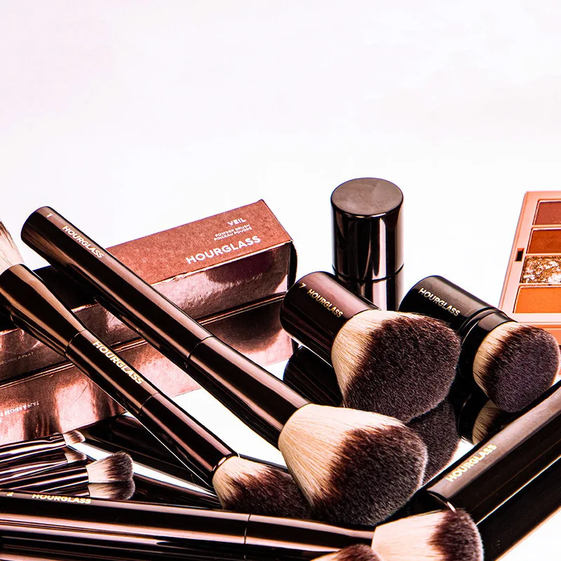Hourglass Cruelty Free Makeup Brush 10Brushes Set Blusher Powder Eyeshadow Foundation Brush luxury Vegan Makeup Tools makeup brush set makeup brush makeup tool set makeup tool