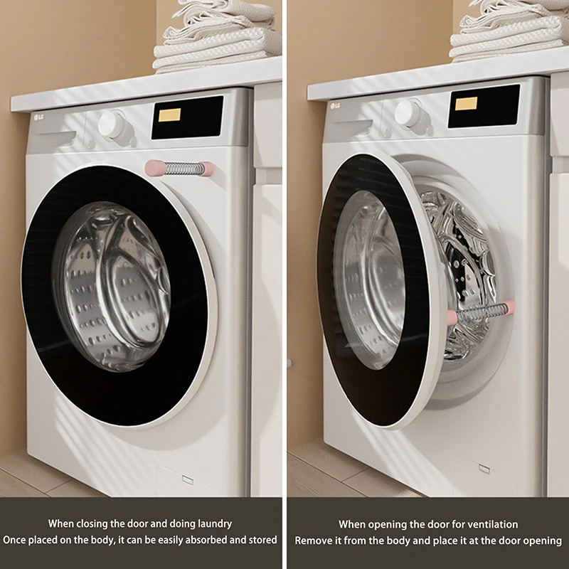 Washing machine door buckle, magnetic suction support rod, drum washing machine holder, ventilation clip, anti odor