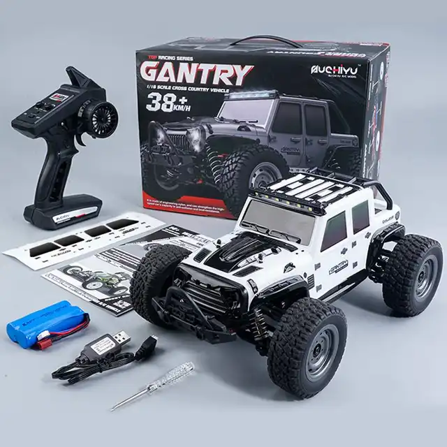 RC Car 1:16 All-Terrain 40Km/h Off-Road 4WD Remote Control Monster Truck Crawler with Battery for Kids Adults JeepWrangler Model