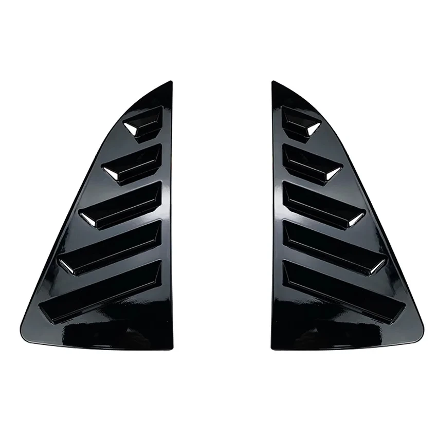 

Car Carbon Fibre Rear Window Shutter Cover Trim Windows Louver Side Vent Trim Auto Accessories For VW Polo 6R 6C 2011-2017
