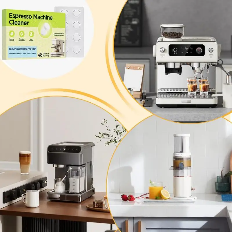 Coffee Machine Cleaning Tablets Safe Effective Descaling Tablets For Water Bottle Coffee Maker Pot tea cup Cleaning Tabs