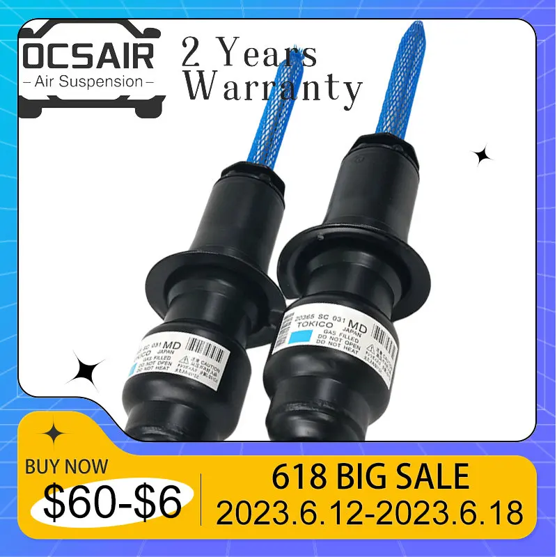 2pcs Rear Shock Absorbers for Subaru Forester 2008 2013 20365SC030