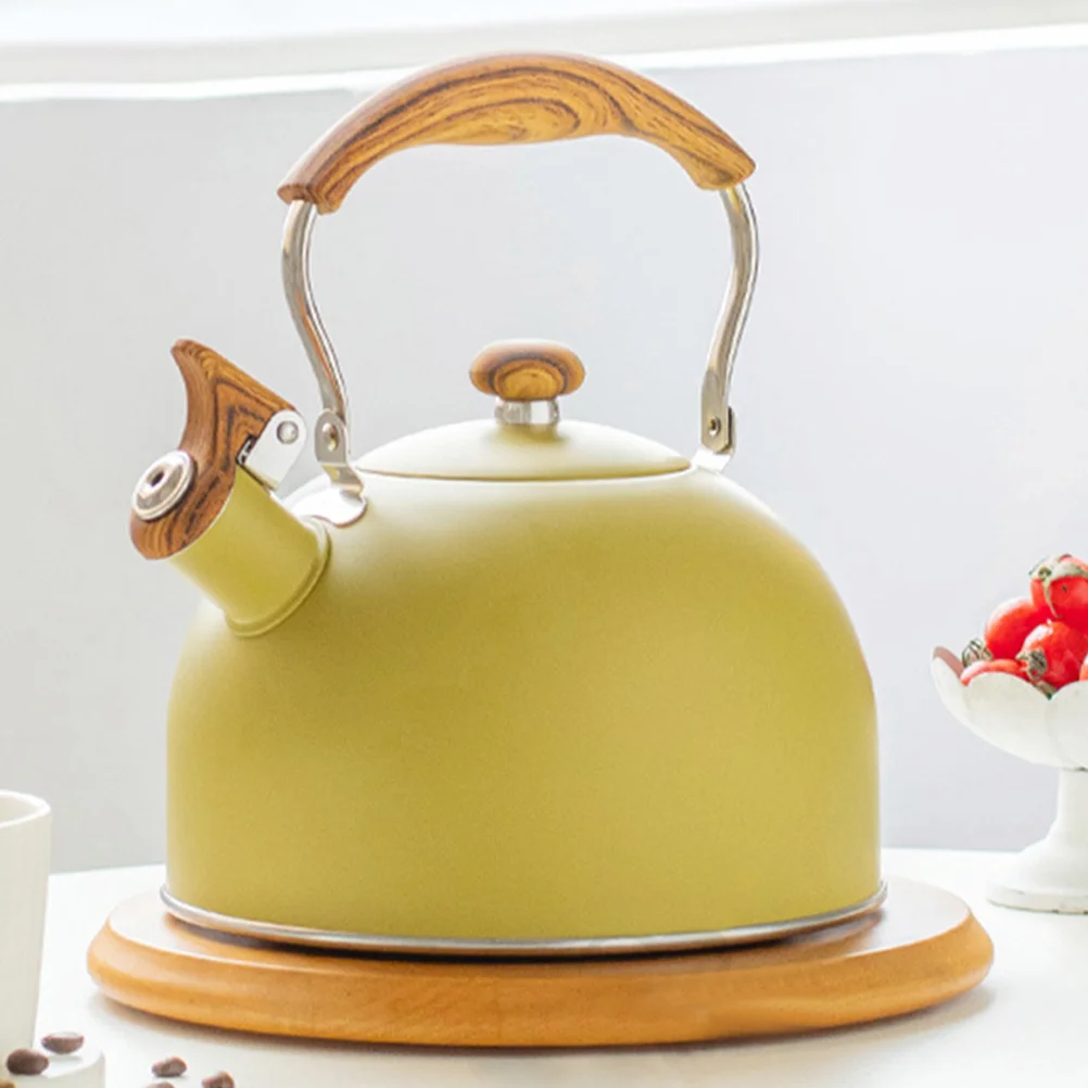 

Coffee Pot Whistle Kettle Portable Stove Hot Water Stainless Steel Kitchen Whistling Tea