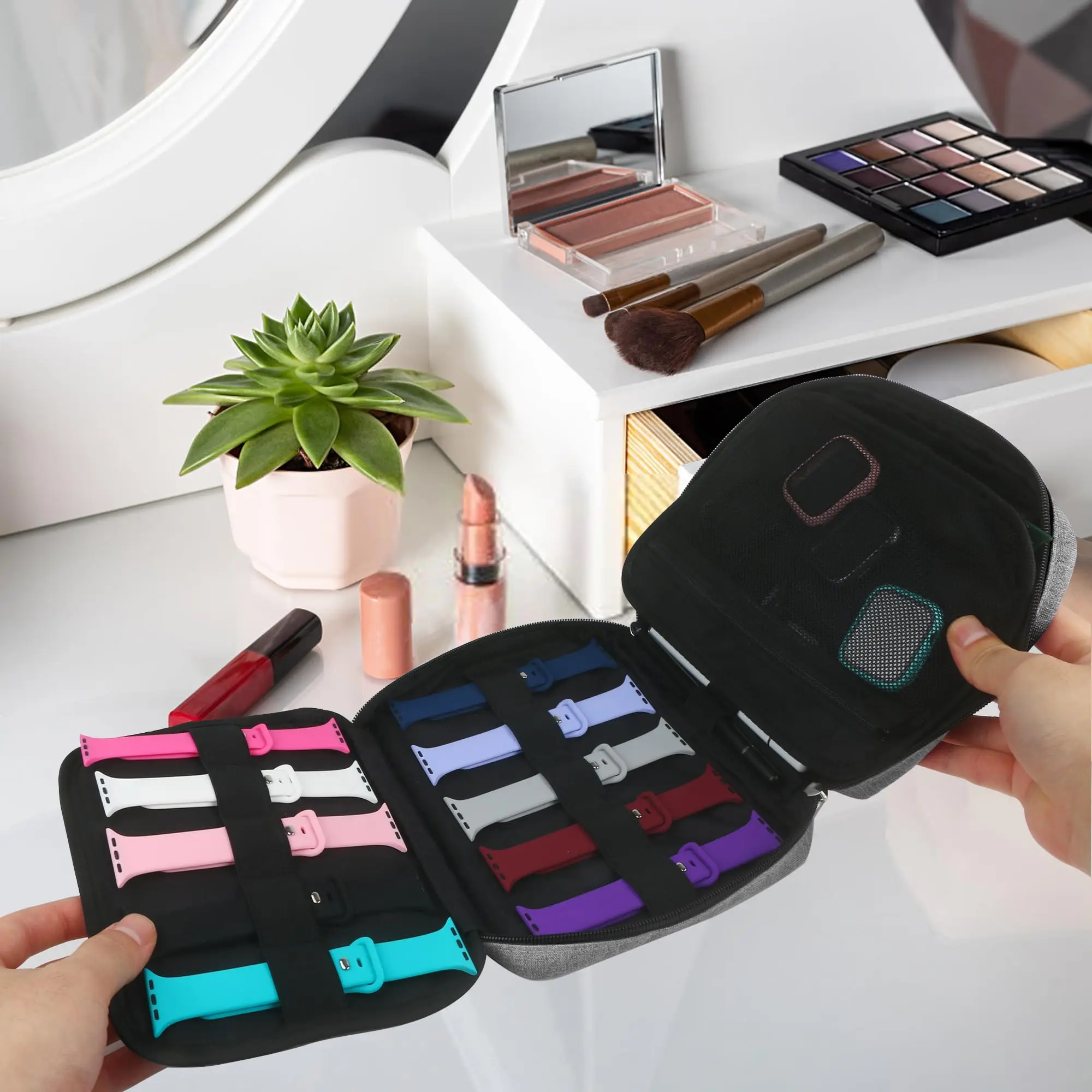 Watch Band Storage Bag Organizer Carrying Case Travel Pouch for Apple Band 20