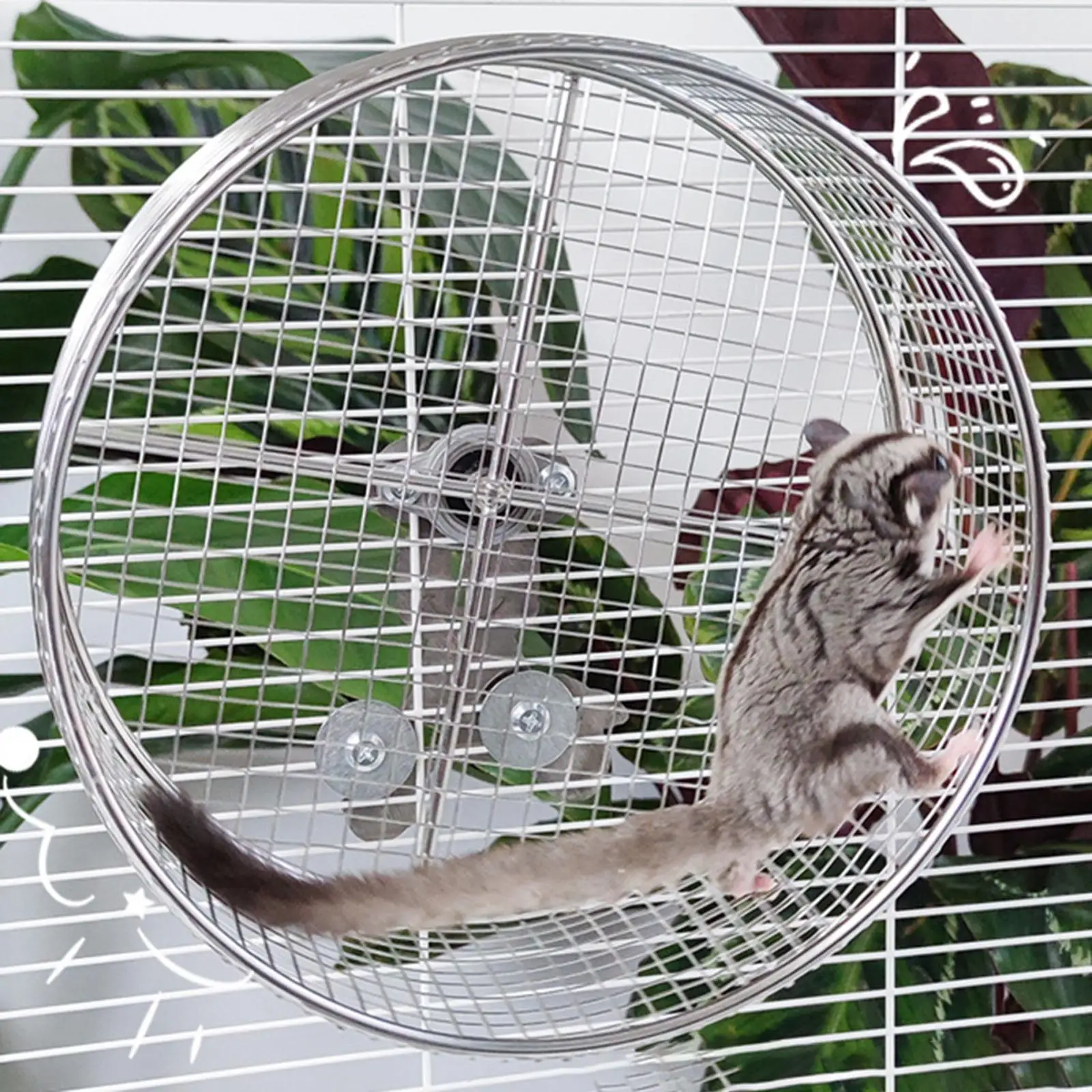 Hamster Running Exercise Wheel Mute Guinea Pig Jogging Wheel