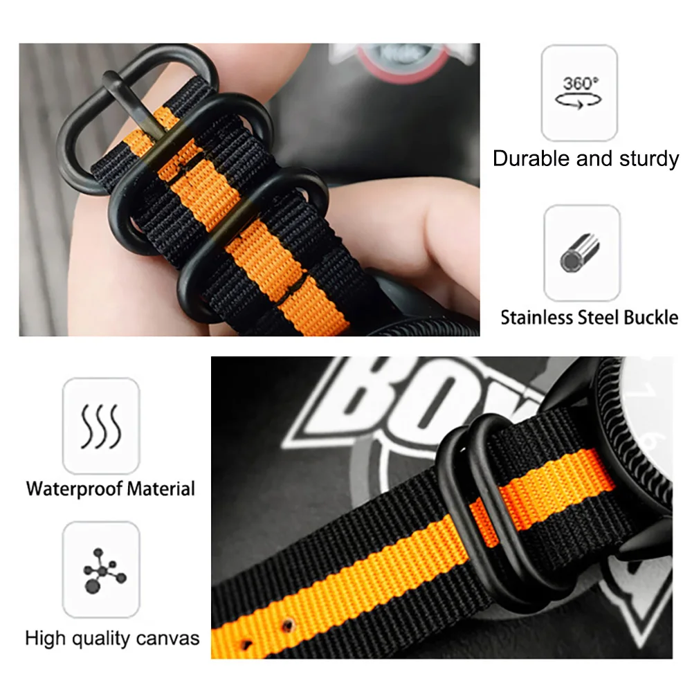 Fashionable Unisex Canvas Strap Quartz Watch with Innovative Pointerless Design