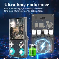 Console de jeu vidéo rétro R36 Ultra Portable, écran IPS de 4.0 pouces, 128 go préchargé, lecteur de poche Portable avec système Linux 5