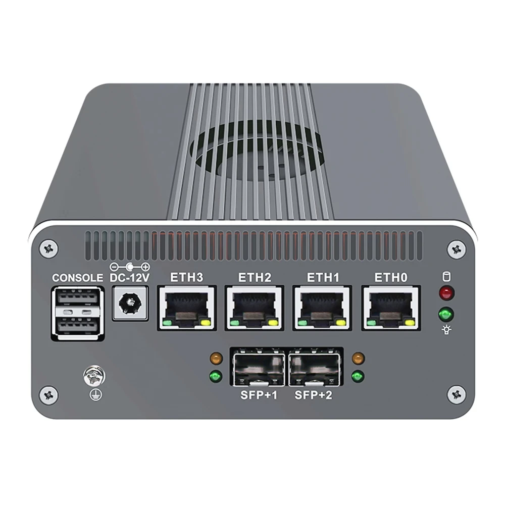 Topton 12th Gen 2*10G SFP+ Intel i3-N305 N200 N100 Firewall Appliance 4x i226-V 2.5G DDR5 NVMe Soft Router Mini PC Proxmox ESXi 5