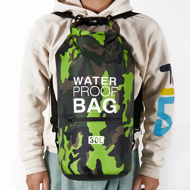 Drawstring Backpack Set: Multi-Size Portable Dry Bags for Outdoor Adventures and Sports Activities