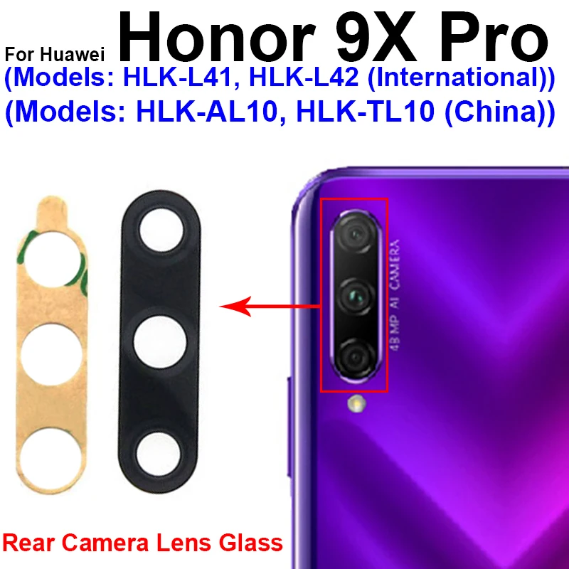 Premium Rear Camera Glass Lens Replacement with Adhesive