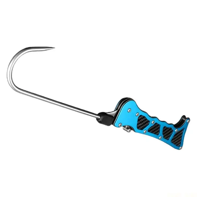 U2JB Faltbare Angelhaken Remover Angelhaken Werkzeug Mit Carbon Fiber Für Salzwasser Und Süßwasser Angler Angeln – Detail 9