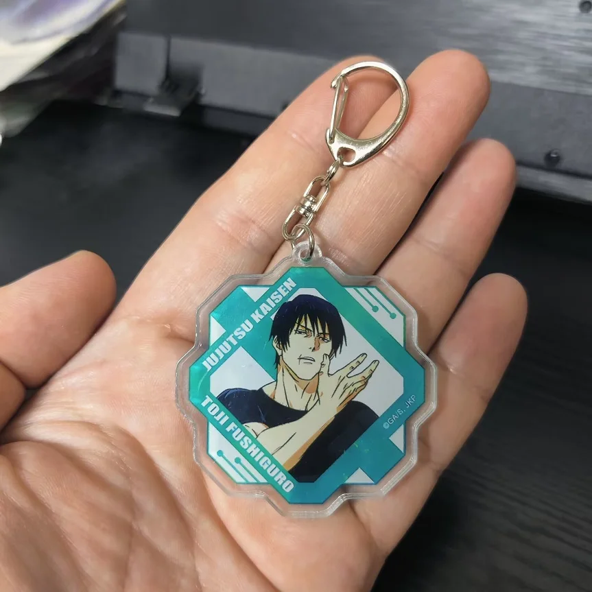 Aveki Pack De 2 Anime Porte-clés, Jujutsu Kaisen Figure Enamel Pendentif  Porte-clés Assecories, Porte-clés pour femmes Hommes Porte-clés, Nanami  Kento