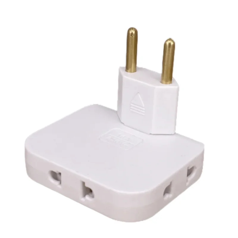 EU Travel Adapter 3 in 1 US To EU Electrical Socket Power Adapters CA MX US To KR Plug Power Adaptor Converter AC Outlet