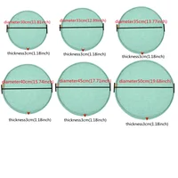 30/33/35/40/45/50cm Solid Colors Concise Round Cushion Non-slip Sponge Small Round Stool Rattan Chair Bar Stool Cushion Long 2